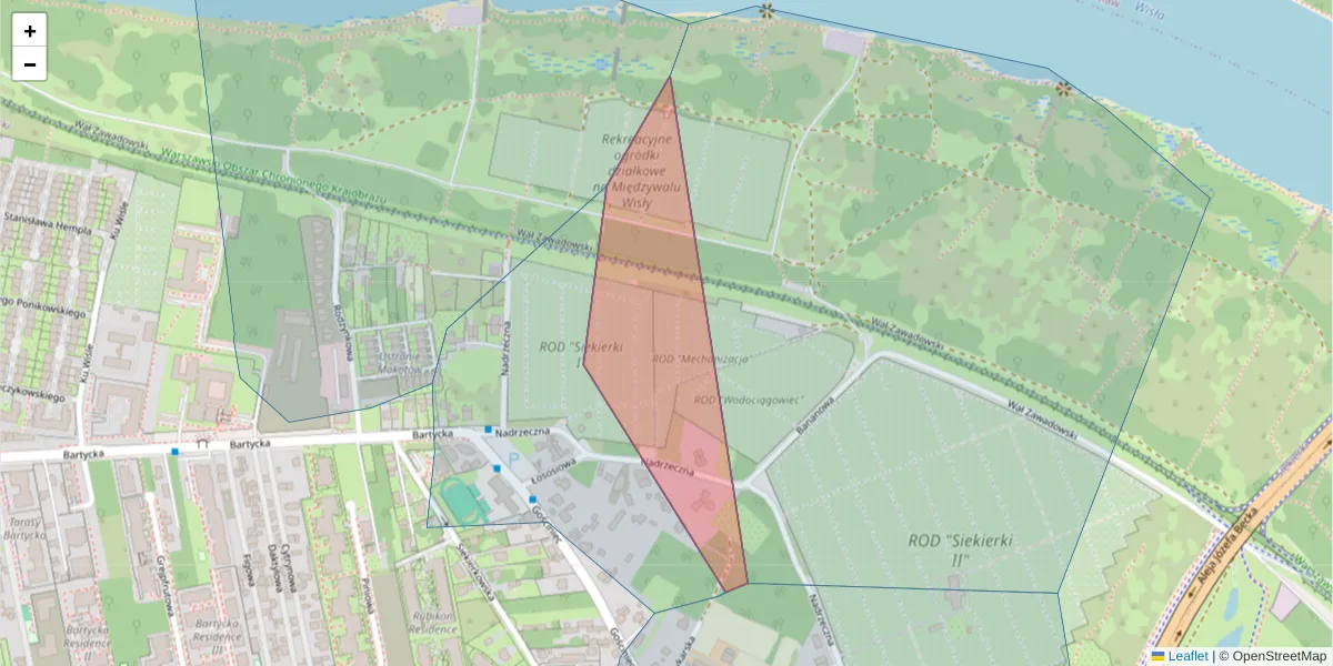 Szczegółowa mapa kodu pocztowego 00-750 z granicami, sąsiednimi kodami pocztowymi i urzędami pocztowymi