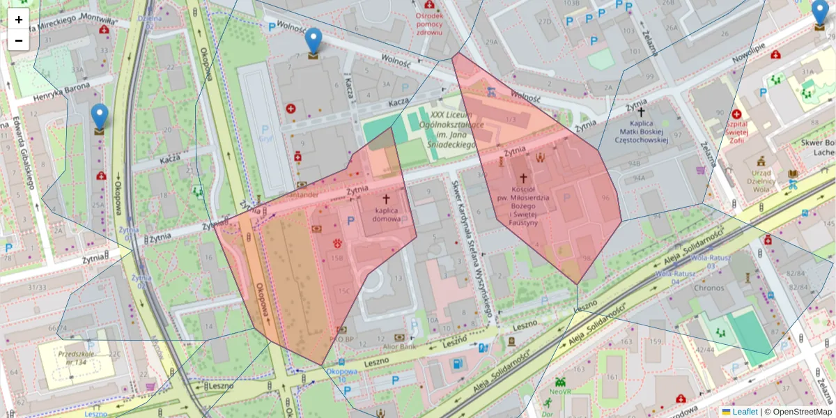 Szczegółowa mapa kodu pocztowego 01-014 z granicami, sąsiednimi kodami pocztowymi i urzędami pocztowymi