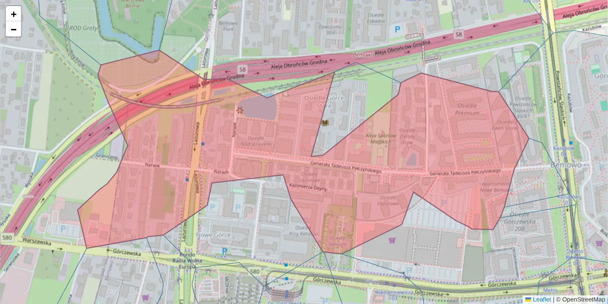 Szczegółowa mapa kodu pocztowego 01-471 z granicami, sąsiednimi kodami pocztowymi i urzędami pocztowymi