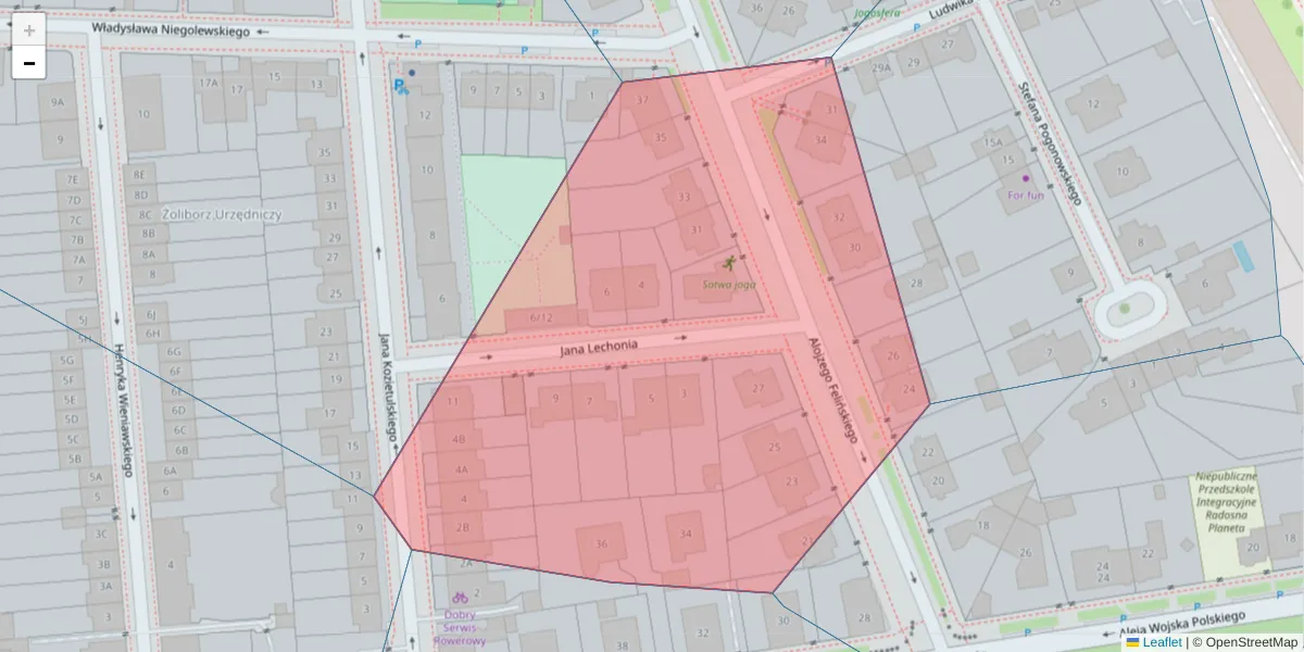 Szczegółowa mapa kodu pocztowego 01-569 z granicami, sąsiednimi kodami pocztowymi i urzędami pocztowymi