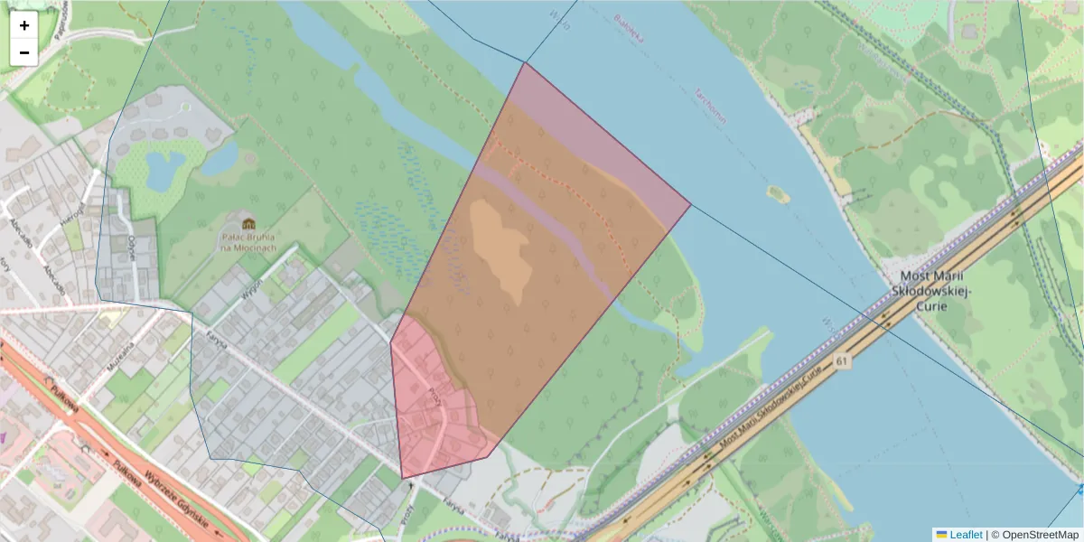 Szczegółowa mapa kodu pocztowego 01-966 z granicami, sąsiednimi kodami pocztowymi i urzędami pocztowymi