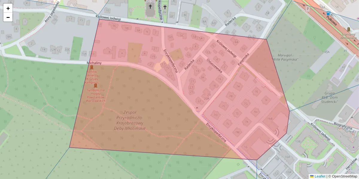 Szczegółowa mapa kodu pocztowego 01-993 z granicami, sąsiednimi kodami pocztowymi i urzędami pocztowymi