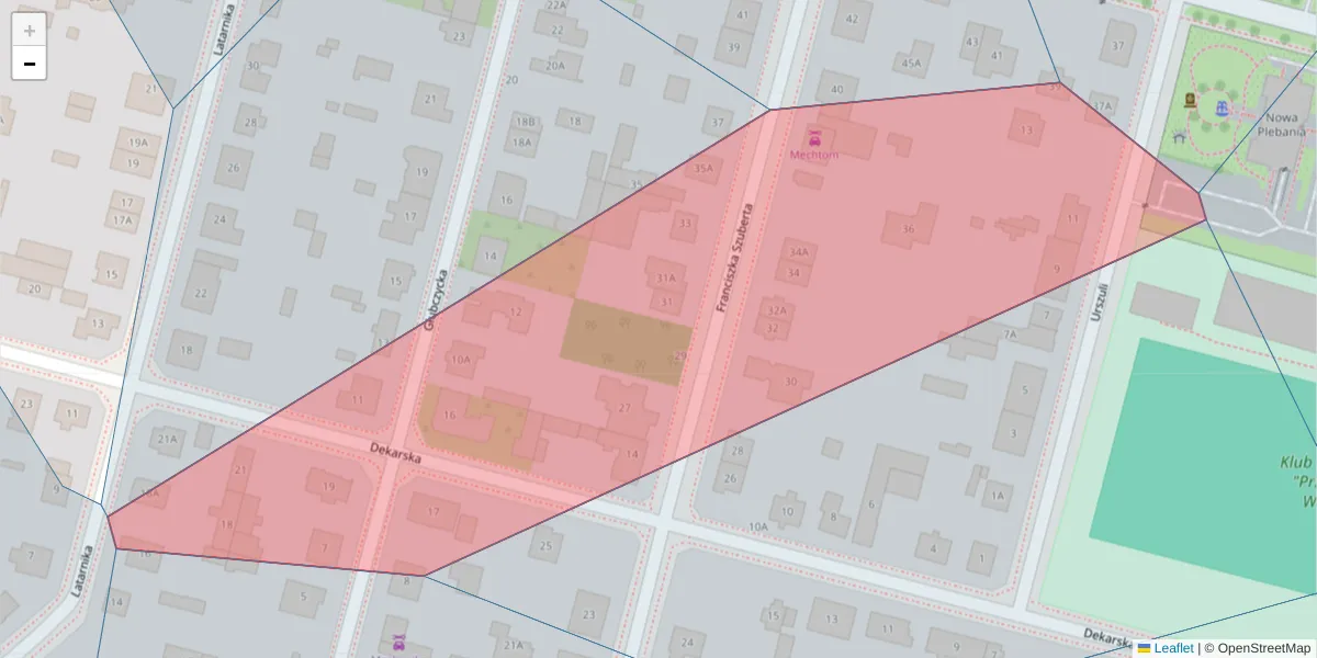 Szczegółowa mapa kodu pocztowego 02-408 z granicami, sąsiednimi kodami pocztowymi i urzędami pocztowymi