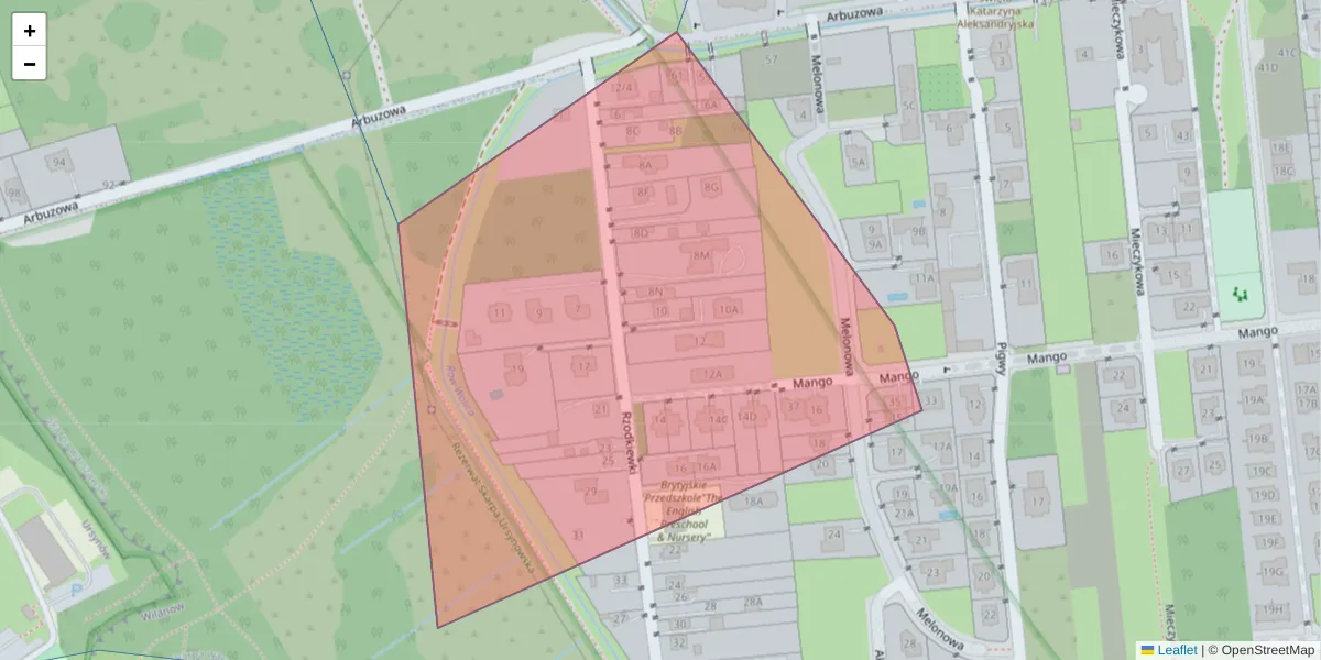 Szczegółowa mapa kodu pocztowego 02-748 z granicami, sąsiednimi kodami pocztowymi i urzędami pocztowymi
