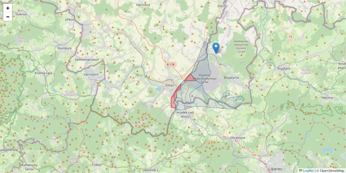 Szczegółowa mapa kodu pocztowego 02763 z granicami, sąsiednimi kodami pocztowymi i urzędami pocztowymi