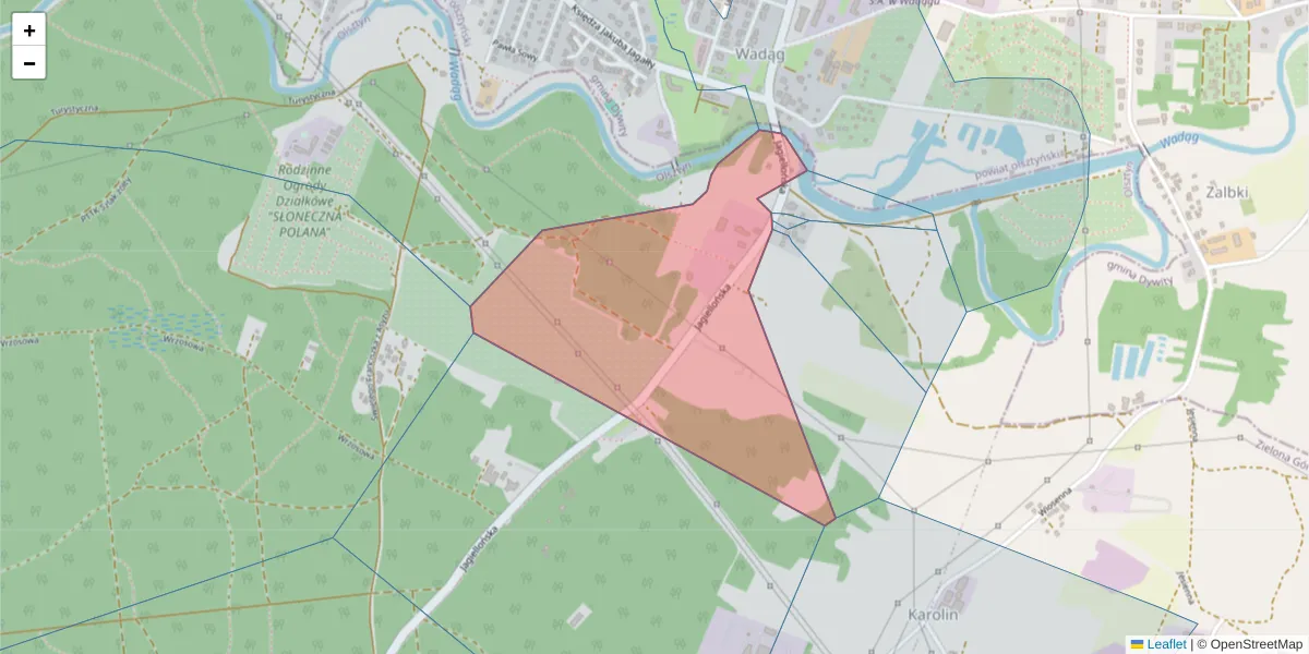 Szczegółowa mapa kodu pocztowego 10-356 z granicami, sąsiednimi kodami pocztowymi i urzędami pocztowymi