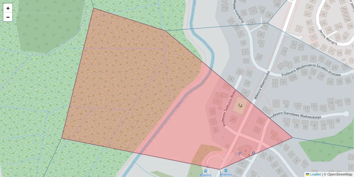 Szczegółowa mapa kodu pocztowego 10-751 z granicami, sąsiednimi kodami pocztowymi i urzędami pocztowymi