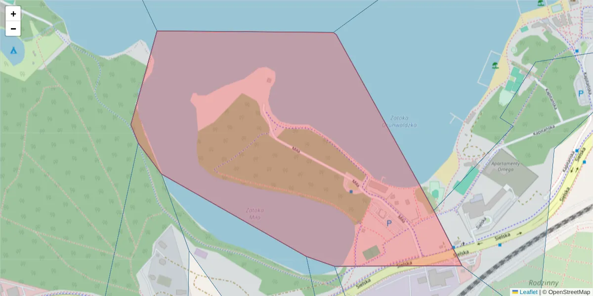 Szczegółowa mapa kodu pocztowego 10-852 z granicami, sąsiednimi kodami pocztowymi i urzędami pocztowymi