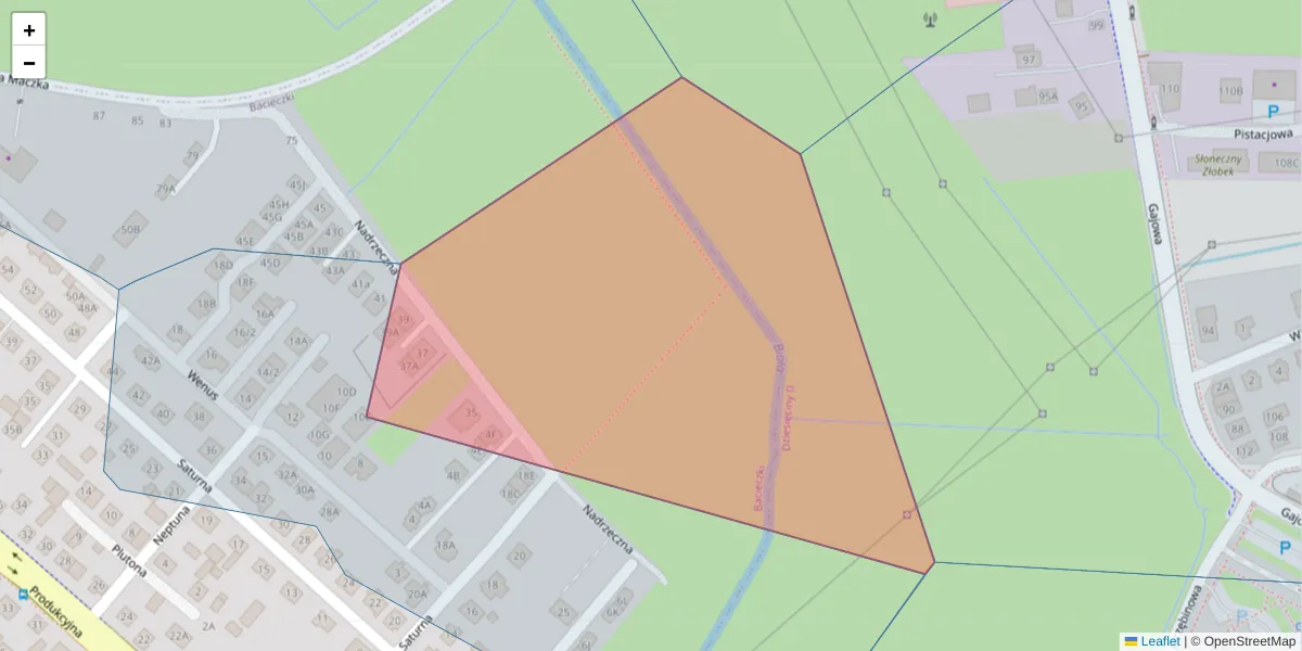 Szczegółowa mapa kodu pocztowego 15-678 z granicami, sąsiednimi kodami pocztowymi i urzędami pocztowymi