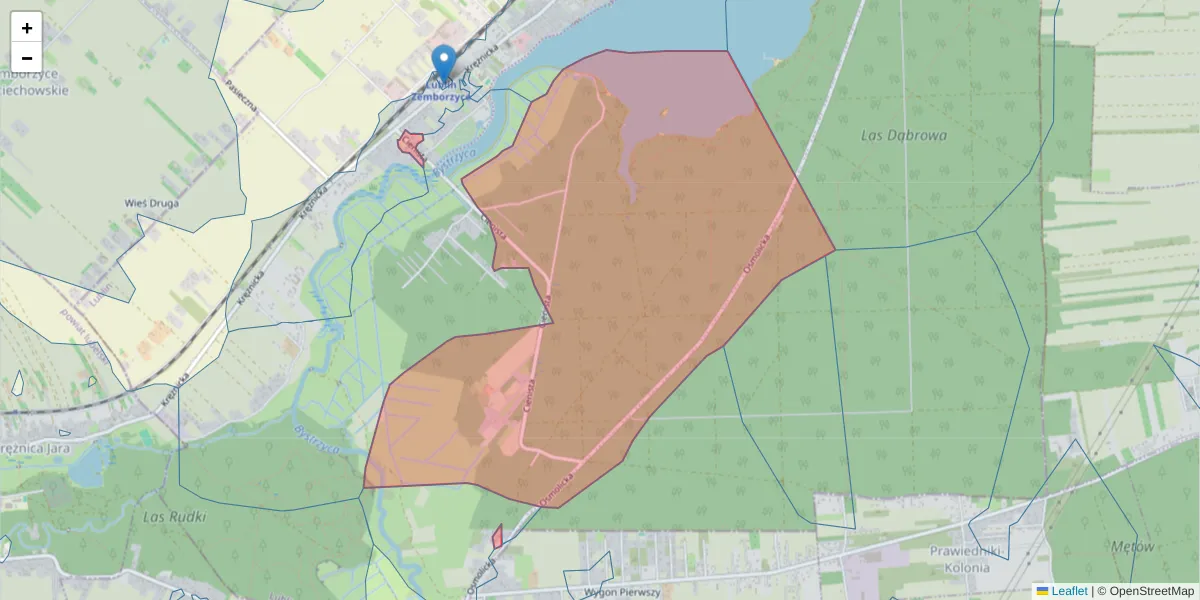 Szczegółowa mapa kodu pocztowego 20-522 z granicami, sąsiednimi kodami pocztowymi i urzędami pocztowymi