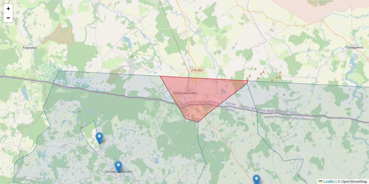 Szczegółowa mapa kodu pocztowego 238420 z granicami, sąsiednimi kodami pocztowymi i urzędami pocztowymi