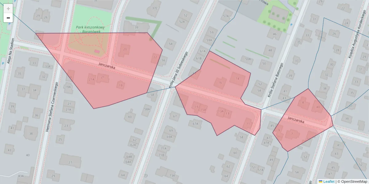 Szczegółowa mapa kodu pocztowego 25-131 z granicami, sąsiednimi kodami pocztowymi i urzędami pocztowymi