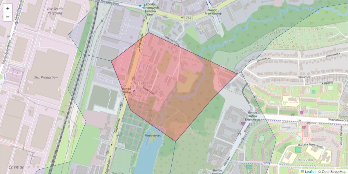 Szczegółowa mapa kodu pocztowego 25-559 z granicami, sąsiednimi kodami pocztowymi i urzędami pocztowymi