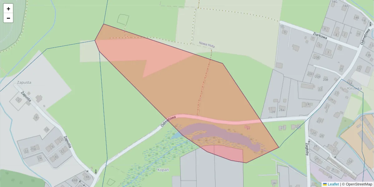 Szczegółowa mapa kodu pocztowego 31-991 z granicami, sąsiednimi kodami pocztowymi i urzędami pocztowymi