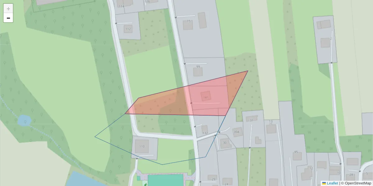 Szczegółowa mapa kodu pocztowego 32-058 z granicami, sąsiednimi kodami pocztowymi i urzędami pocztowymi
