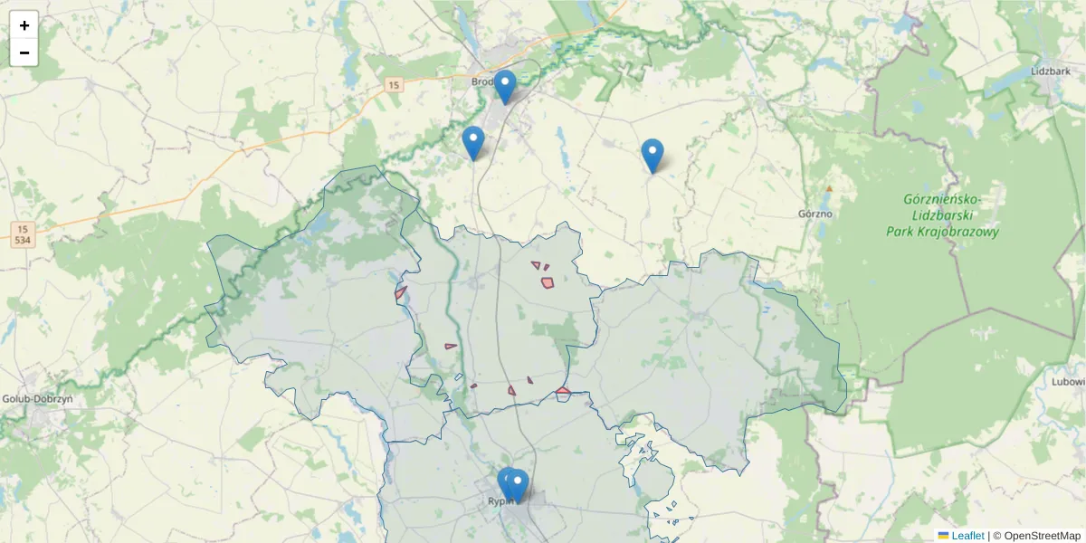 Szczegółowa mapa kodu pocztowego 37-340 z granicami, sąsiednimi kodami pocztowymi i urzędami pocztowymi