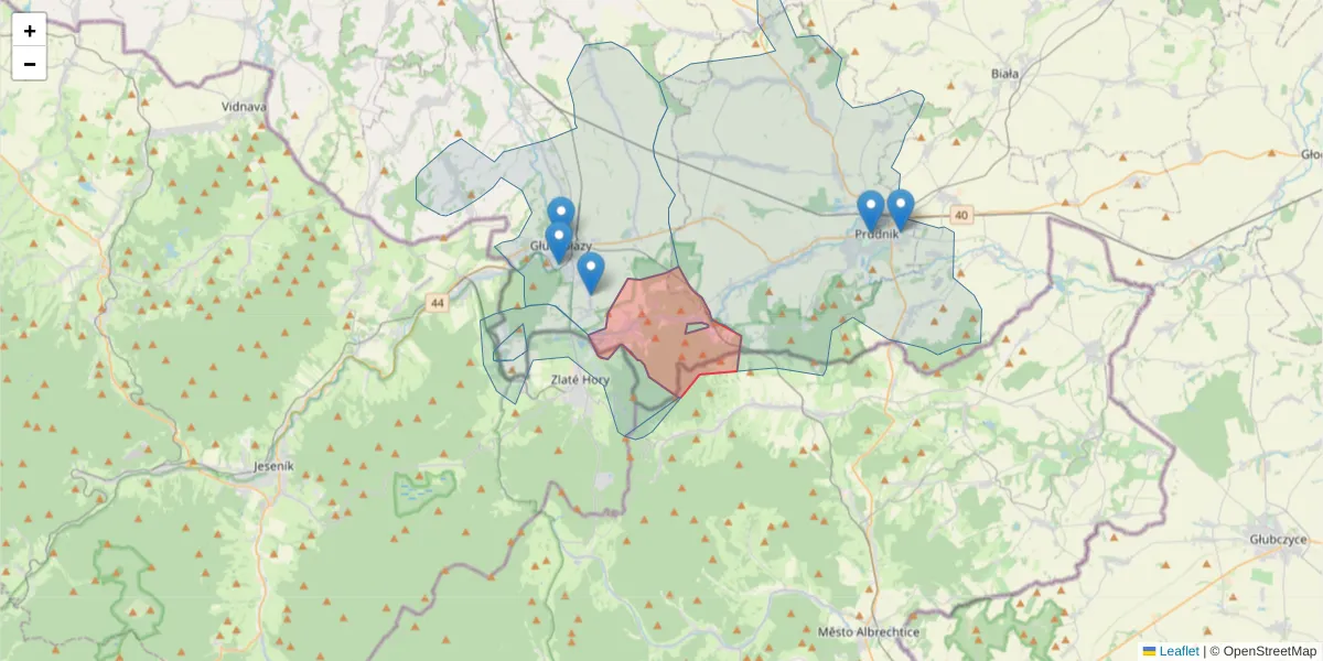 Szczegółowa mapa kodu pocztowego 48-267 z granicami, sąsiednimi kodami pocztowymi i urzędami pocztowymi