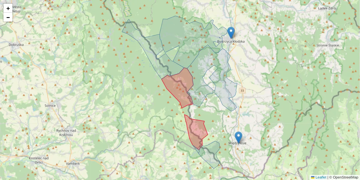 Szczegółowa mapa kodu pocztowego 51761 z granicami, sąsiednimi kodami pocztowymi i urzędami pocztowymi