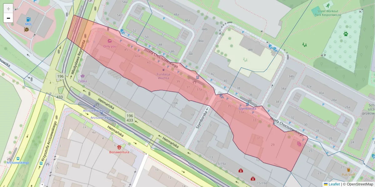 Szczegółowa mapa kodu pocztowego 60-256 z granicami, sąsiednimi kodami pocztowymi i urzędami pocztowymi