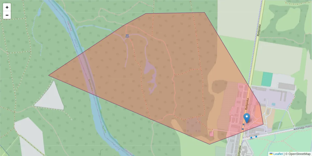 Szczegółowa mapa kodu pocztowego 62-009 z granicami, sąsiednimi kodami pocztowymi i urzędami pocztowymi