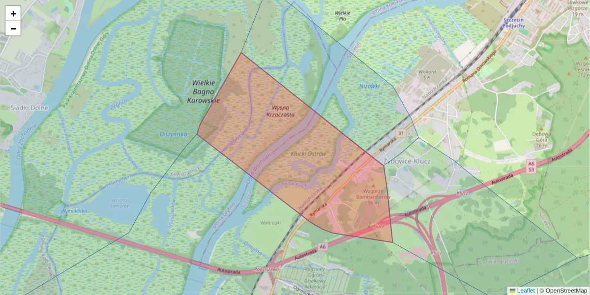 Szczegółowa mapa kodu pocztowego 70-701 z granicami, sąsiednimi kodami pocztowymi i urzędami pocztowymi