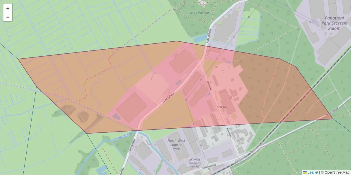 Szczegółowa mapa kodu pocztowego 70-846 z granicami, sąsiednimi kodami pocztowymi i urzędami pocztowymi