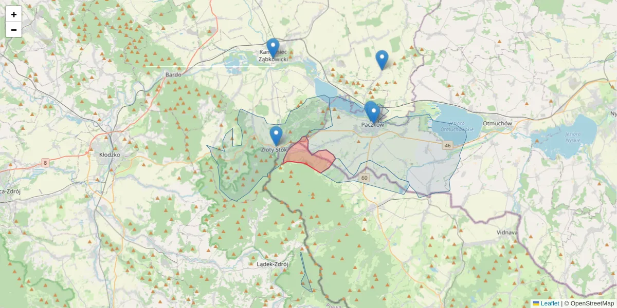 Szczegółowa mapa kodu pocztowego 79069 z granicami, sąsiednimi kodami pocztowymi i urzędami pocztowymi