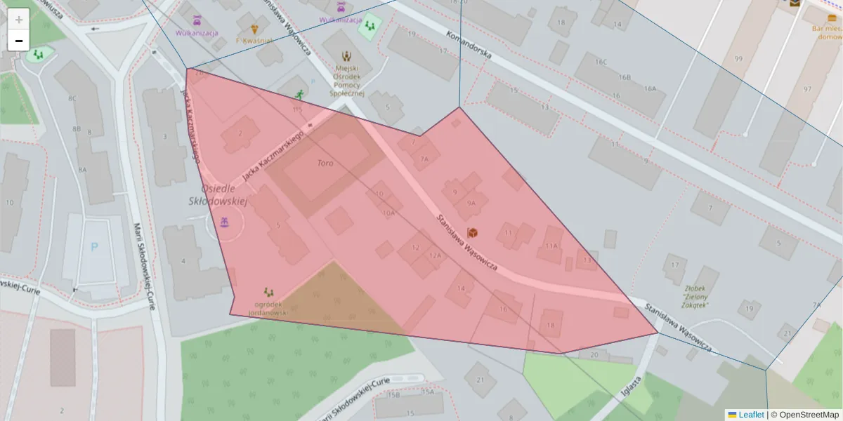 Szczegółowa mapa kodu pocztowego 81-230 z granicami, sąsiednimi kodami pocztowymi i urzędami pocztowymi
