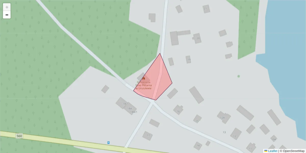 Szczegółowa mapa kodu pocztowego 87-506 z granicami, sąsiednimi kodami pocztowymi i urzędami pocztowymi