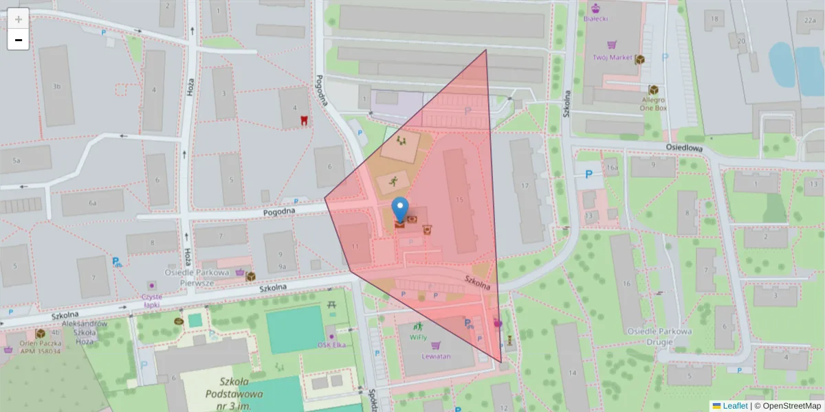 Szczegółowa mapa kodu pocztowego 87-712 z granicami, sąsiednimi kodami pocztowymi i urzędami pocztowymi