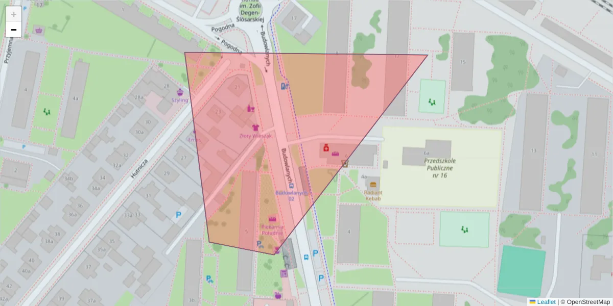 Szczegółowa mapa kodu pocztowego 87-816 z granicami, sąsiednimi kodami pocztowymi i urzędami pocztowymi