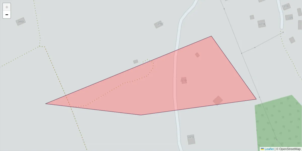 Szczegółowa mapa kodu pocztowego 32-205 z granicami, sąsiednimi kodami pocztowymi i urzędami pocztowymi