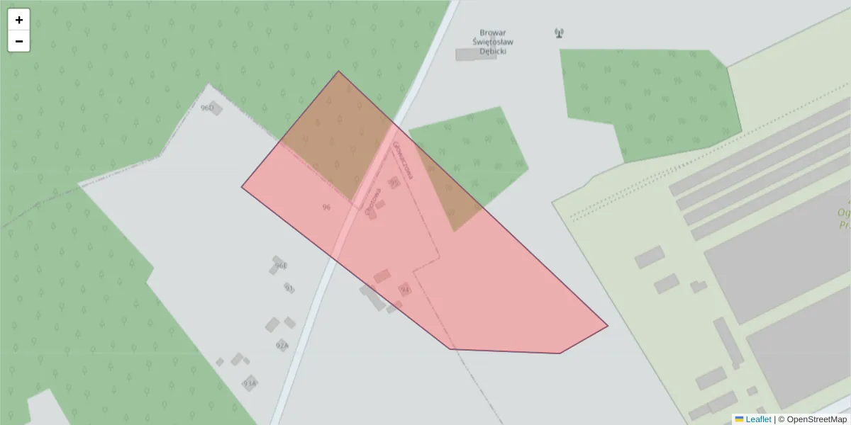 Szczegółowa mapa kodu pocztowego 37-217 z granicami, sąsiednimi kodami pocztowymi i urzędami pocztowymi