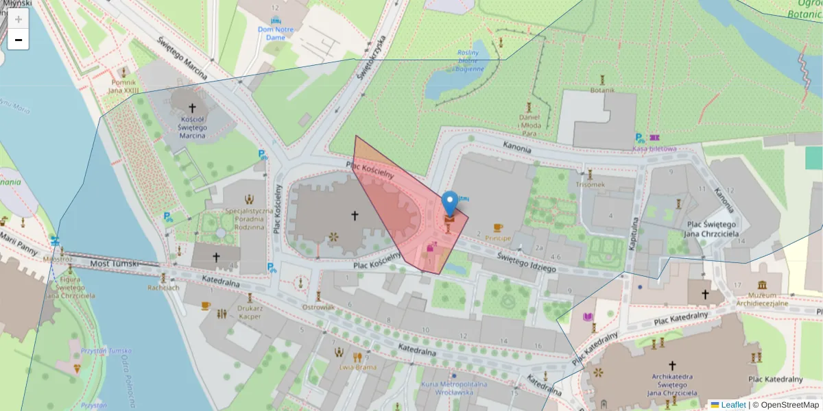 Szczegółowa mapa kodu pocztowego 50-399 z granicami, sąsiednimi kodami pocztowymi i urzędami pocztowymi