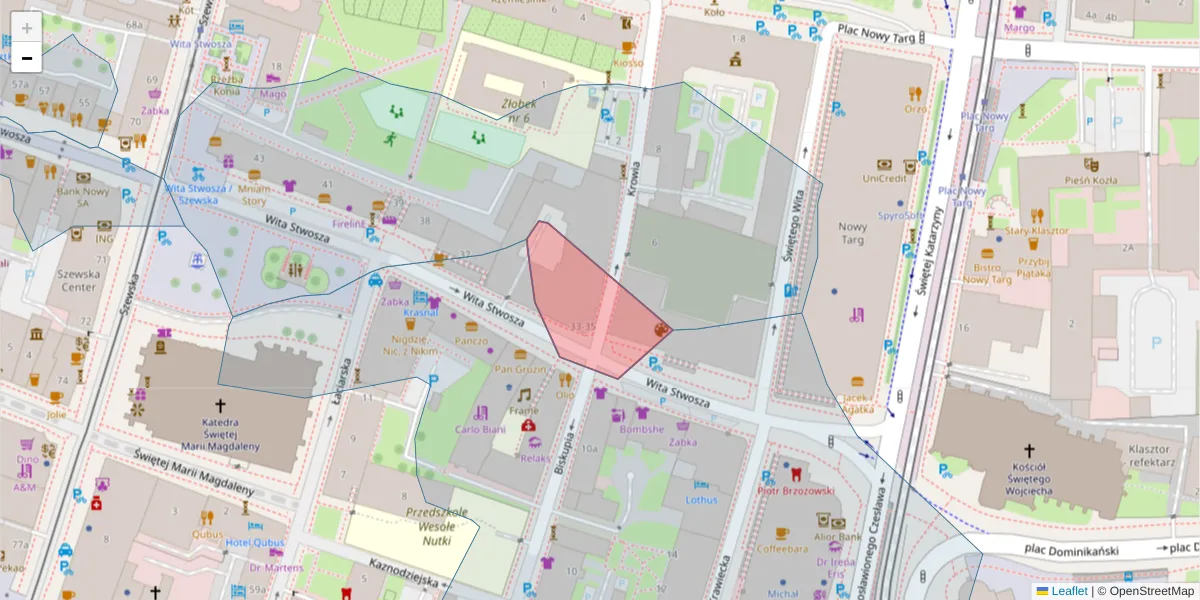 Szczegółowa mapa kodu pocztowego 50-901 z granicami, sąsiednimi kodami pocztowymi i urzędami pocztowymi