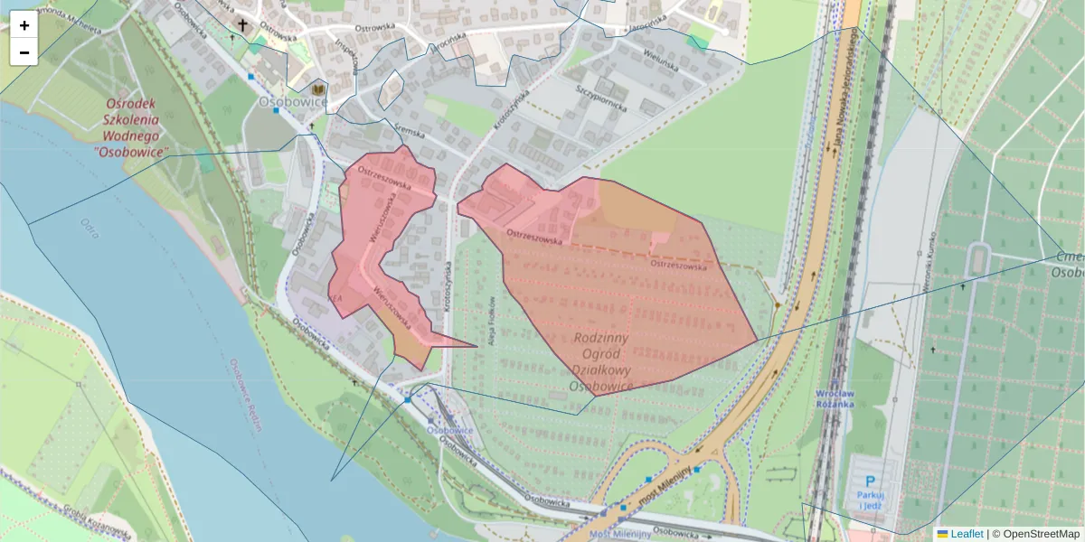 Szczegółowa mapa kodu pocztowego 51-010 z granicami, sąsiednimi kodami pocztowymi i urzędami pocztowymi