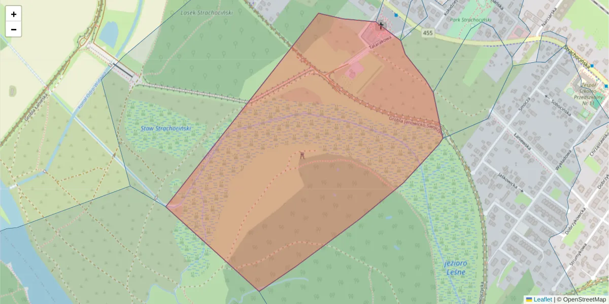 Szczegółowa mapa kodu pocztowego 51-516 z granicami, sąsiednimi kodami pocztowymi i urzędami pocztowymi