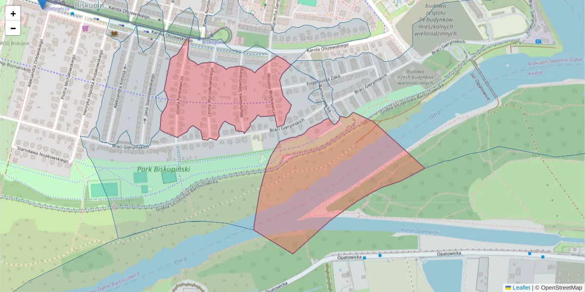 Szczegółowa mapa kodu pocztowego 51-639 z granicami, sąsiednimi kodami pocztowymi i urzędami pocztowymi