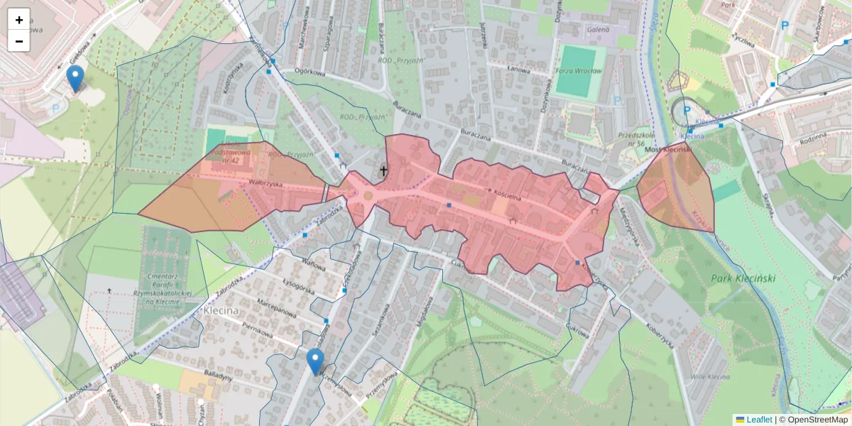 Szczegółowa mapa kodu pocztowego 52-314 z granicami, sąsiednimi kodami pocztowymi i urzędami pocztowymi
