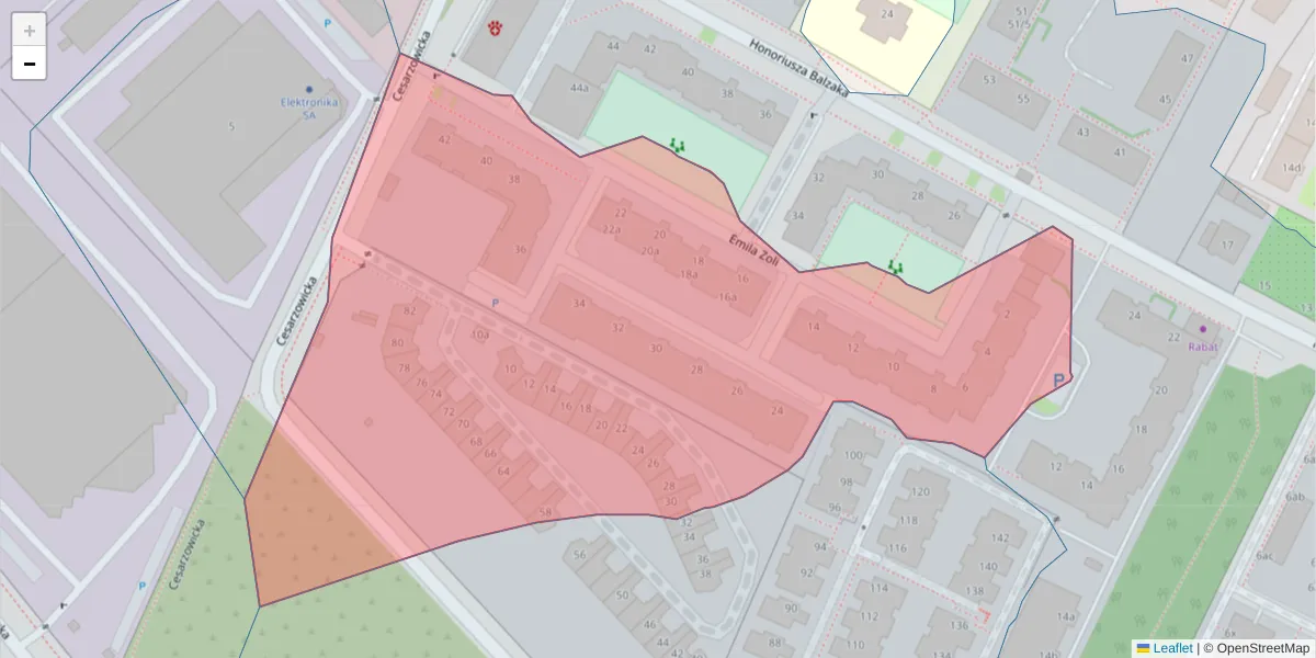 Szczegółowa mapa kodu pocztowego 52-409 z granicami, sąsiednimi kodami pocztowymi i urzędami pocztowymi