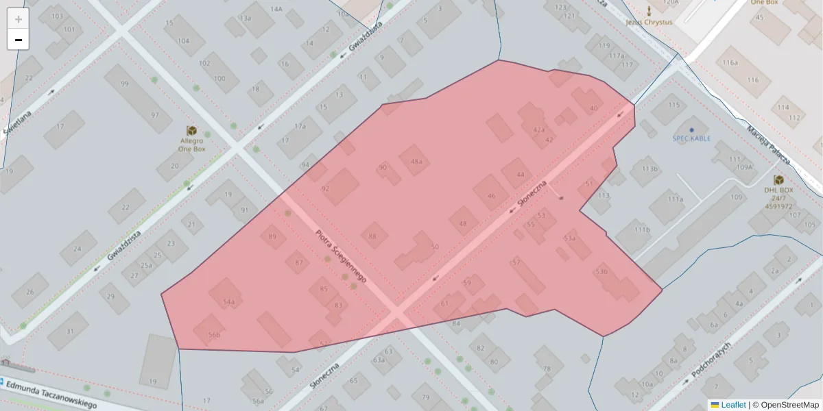 Szczegółowa mapa kodu pocztowego 60-148 z granicami, sąsiednimi kodami pocztowymi i urzędami pocztowymi