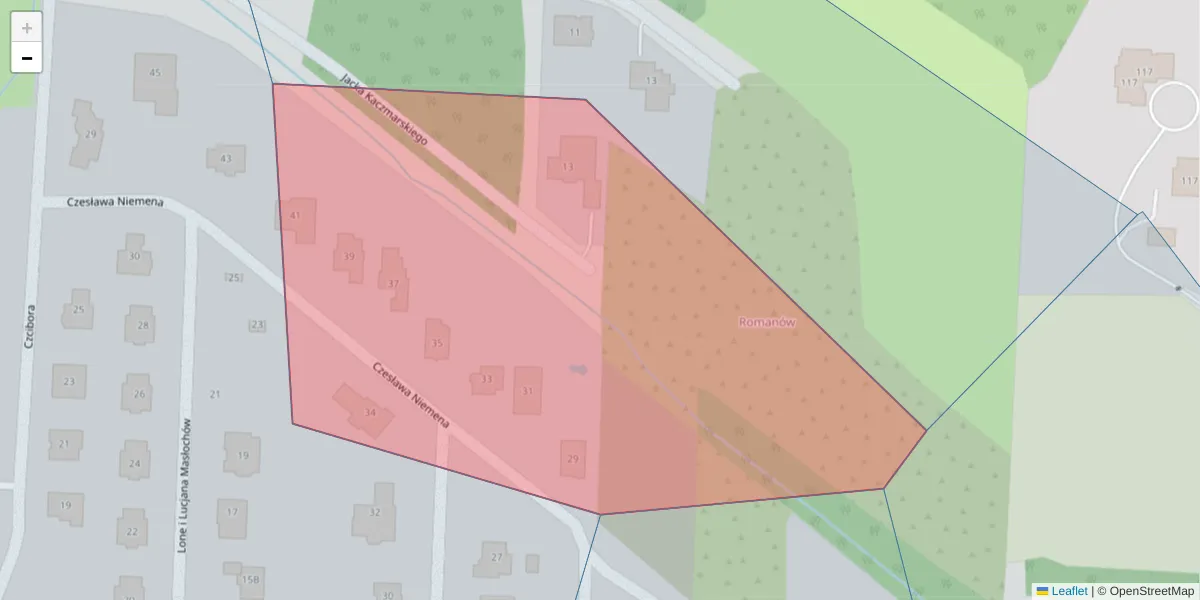 Szczegółowa mapa kodu pocztowego 91-188 z granicami, sąsiednimi kodami pocztowymi i urzędami pocztowymi