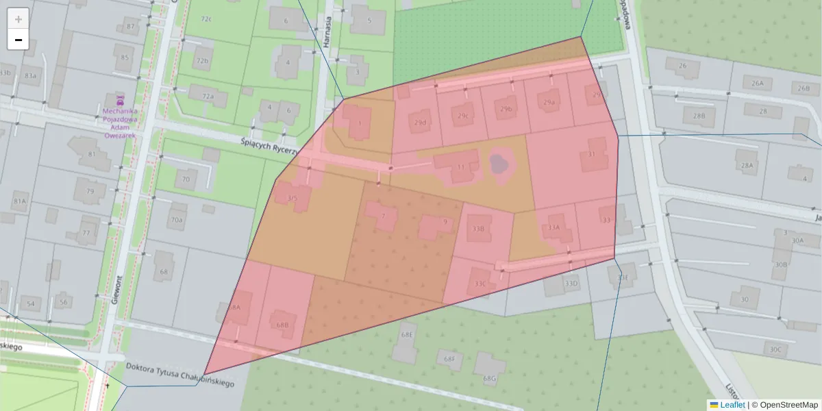 Szczegółowa mapa kodu pocztowego 92-120 z granicami, sąsiednimi kodami pocztowymi i urzędami pocztowymi